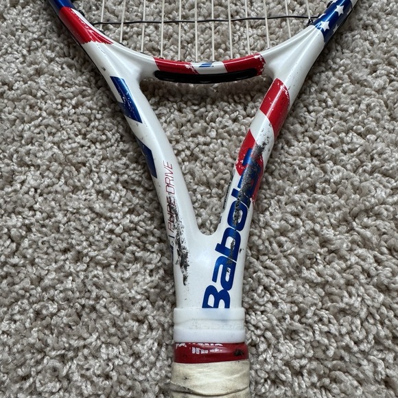 Babolat Pure Drive USA Stars Stripes Flag G2 4 1/2 Tennis Racket Racquet Japan - Picture 5 of 13